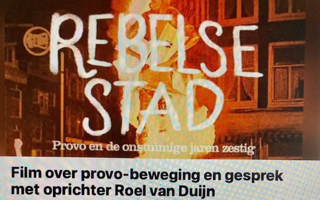 Afbeelding bij ‘Provo leeft! Film en gesprek in Zutphen’