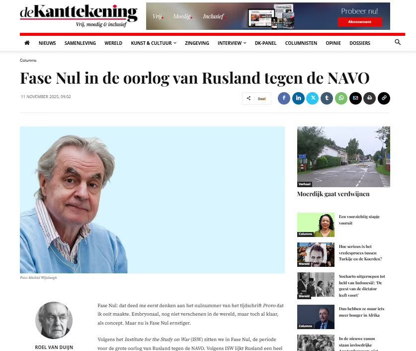 Afbeelding bij ‘In het blad DE KANTTEKENING verschijnen regelmatige mijn politieke analyses’ (2 van 2)